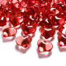 Kristall-Herzen Rot
