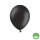 50 Stck. Luftballon 30 cm Pastell strong - Black
