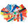 Internationale Wimpelkette 12 m Flaggenkette Fahnenkette Girlande 32 Flaggen je 20x27 cm