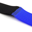 10 x Klettkabelbinder Metallöse Klett- und Flauschteil auf gleicher Seite 40 cm blau