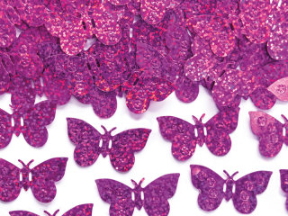 Konfetti - Schmetterlinge rosa