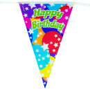 "Happy Birthday"-Wimpelkette...