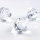 5 Kristall-Anhänger Diamant 3,9 x 4,2 cm