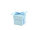 10 Geschenkboxen Himmelblau mit Punkten 5,2 cm