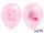 6 Stck. Luftballon 30 cm Pastell strong - Baby Pink No.1