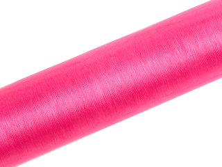 Organza - Einfarbig 16 cm Rolle 0,16 x 9 m Neonrosa