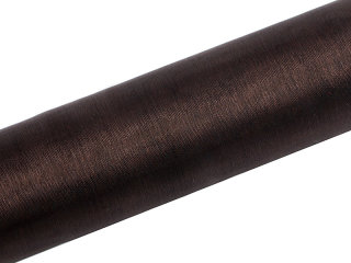 Organza - Einfarbig 16 cm Rolle 0,16 x 9 m Braun