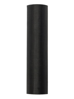 Organza - Einfarbig 16 cm Rolle 0,16 x 9 m Schwarz
