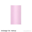Tüll - Einfarbig 15 cm Rolle 0,15 x 9 m Hellrosa