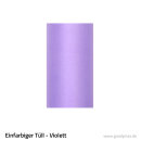 Tüll - Einfarbig 15 cm Rolle 0,15 x 9 m Violett