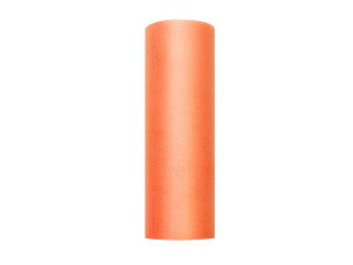 Tüll - Einfarbig 15 cm Rolle 0,15 x 9 m Orange