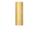 Tüll - Glitzer 15 cm Rolle 0,15 x 9 m Gold Glitzer