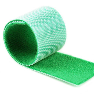 2 m Klettband Back-to-Back grün 3 cm breit