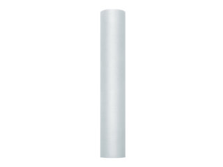 Tüll - Einfarbig 30 cm Rolle 0,30 x 9 m Grau