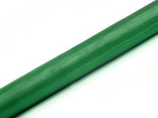 Organza - Einfarbig 36 cm Rolle 0,36 x 9 m Smaragdgrün