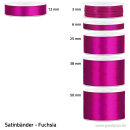 Satinband - 3 mm x 50 m - Fuchsia