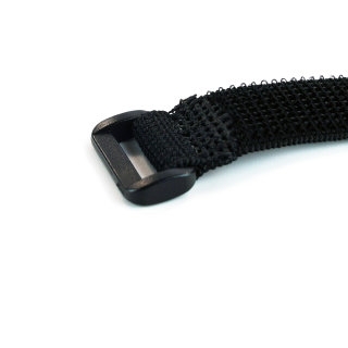 10 x Stretch-Klettkabelbinder 20 cm Kunststofföse schwarz