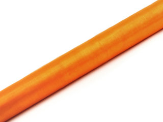 Organza - Einfarbig 36 cm Rolle 0,36 x 9 m Orange
