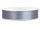 Satinband - 12 mm x 25 m - Grau / Silber