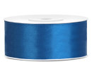 Satinband - 25 mm x 25 m - Blau