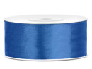 Satinband - 25 mm x 25 m - Königsblau