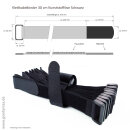 10 x Klettkabelbinder 30 cm Kunststofföse schwarz