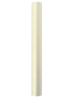 Organza - Einfarbig 36 cm Rolle 0,36 x 9 m Hellcreme