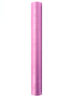 Organza - Einfarbig 36 cm Rolle 0,36 x 9 m Rosa