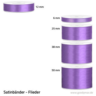 Satinband - 50 mm x 25 m - Flieder
