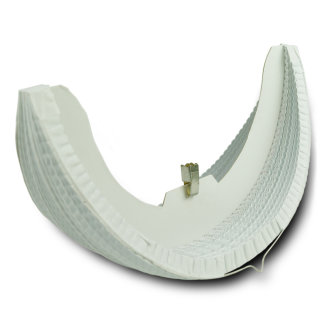 Papierlaterne Lampion Weiß 30 cm