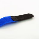 Klettkabelbinder 15 cm Kunststofföse blau