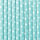 Papier-Trinkhalme Himmelblau mit weißen Punkten 10 Stück