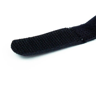 Klettkabelbinder 15 cm Kunststofföse schwarz