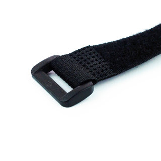 Klettkabelbinder 15 cm Kunststofföse schwarz