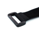 Klettkabelbinder 40 cm Kunststofföse schwarz