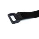 Stretch-Klettkabelbinder 30 cm Kunststofföse schwarz