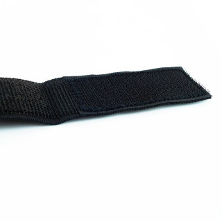 Stretch-Klettkabelbinder 40 cm Metallöse schwarz