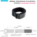 1 x Goodymax® MultiLoop Klettkabelbinder 15 cm Metallöse...