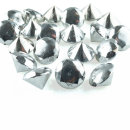 Goodymax® 20 Stück Deko Diamanten 20 mm silber 