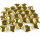 Goodymax® 30 Stück Deko Herzen 23 mm gold