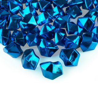 Goodymax® Kristall-Eis 25 mm Blau-Metallic 50 Stück