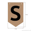 Goodymax® DIY-Buchstabenkette auf Kraftpapier Zeichen...