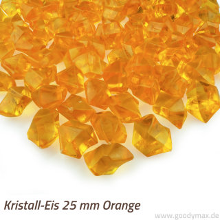 Goodymax® Kristall-Eis 25 mm Orange 50 Stück
