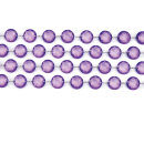 1 m Kristallgirlande 18 mm Violett