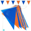 Goodymax® Wimpelkette 10 m Blau-Orange