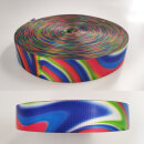 Ausverkauf Gurtband SD  bedruckt glatt 50 mm breit Wellen...