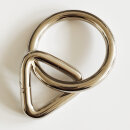 Ausverkauf O-Ring mit Triangel Chrom vernickelt