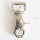 Ausverkauf 1 Stück Scherenkarabiner mit Wirbel 19 mm...