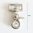 Ausverkauf 1 Stück Scherenkarabiner mit Wirbel 25 mm...