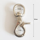 Ausverkauf 1 Stück Scherenkarabiner mit Wirbel 14 mm...